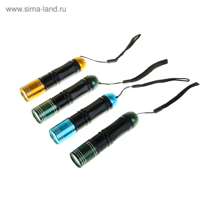 Фонарик ручной Hand Light, 1 диод, 1 режим, 3 ААА, микс