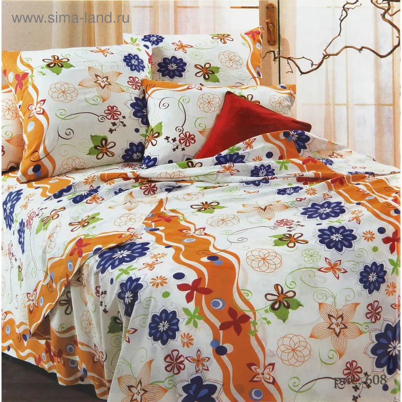 Постельное бельё 2сп La Marka Classic, 175х210 см, 175х210 см, 70х70 см 2шт, хл100%