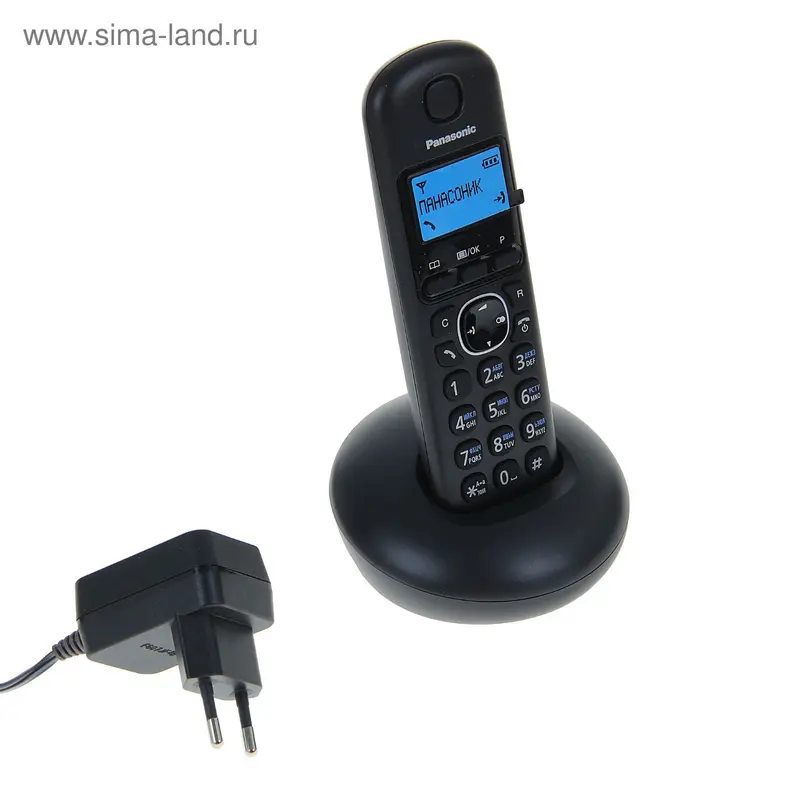 Радиотелефон Dect Panasonic KX-TGB210RUB черный