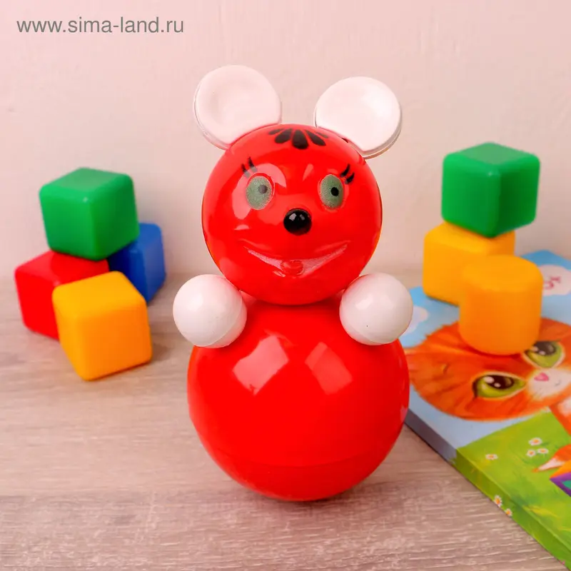 Неваляшка "Мышка", МИКС