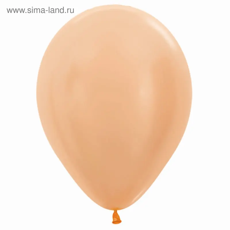Шар латексный 12", перламутр, набор 100 шт., цвет персик 460