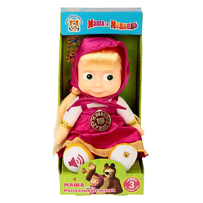Мягкая игрушка «Маша», говорит 3 сказки