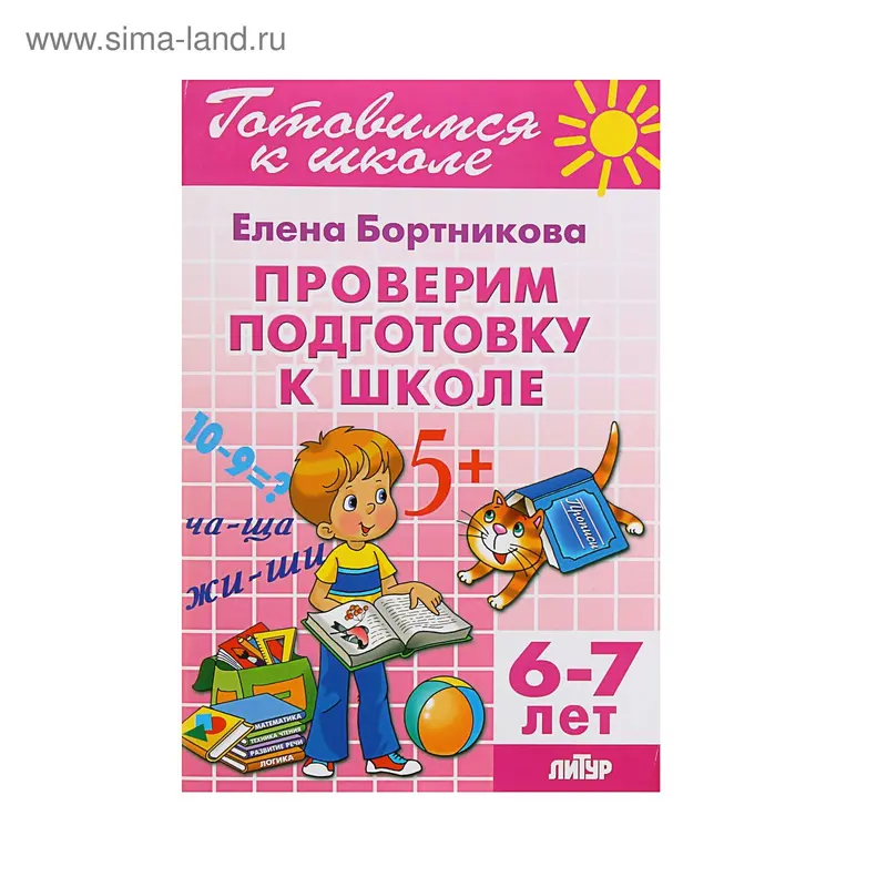 Готовимся к школе. Проверим подготовку к школе. 6-7 лет. Бортникова Е