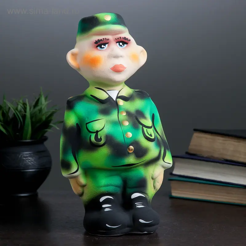 Копилка "Военный" 30см