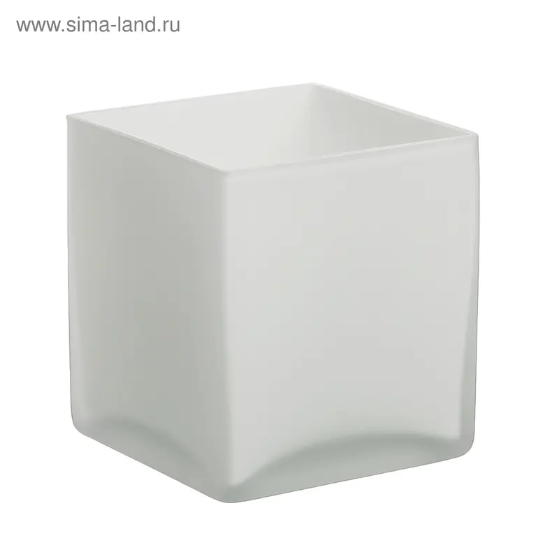 Ваза, стекло белое матовое арт.V1093FQ-WT, шт