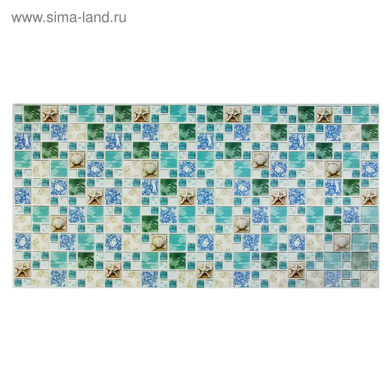 Панель ПВХ Мозаика Морской бриз 955*480
