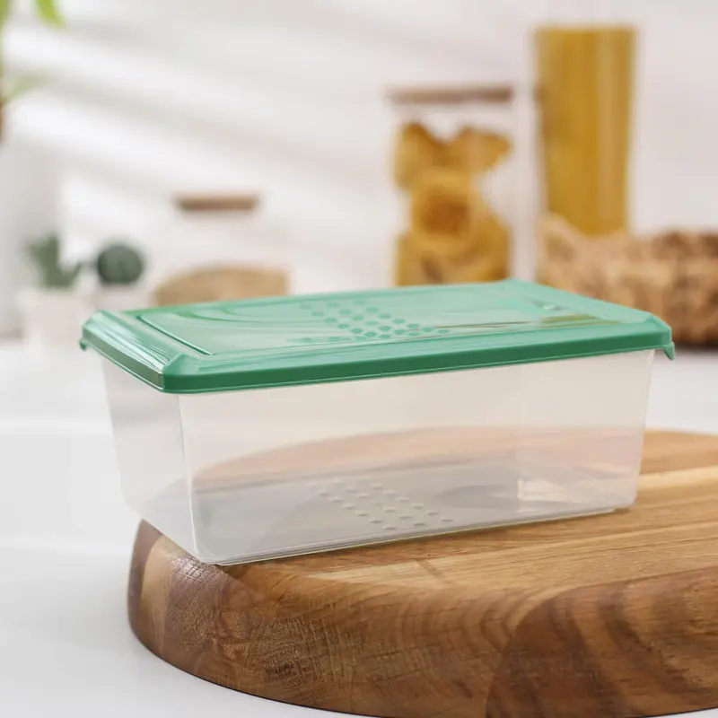 Контейнер для продуктов Plast team Pattern, 1,05 л, цвет МИКС
