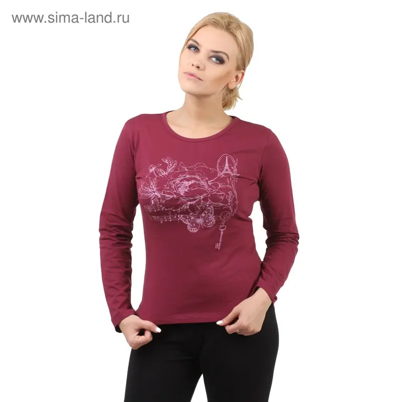 Джемпер Collorista "Винтаж" р-р M(46), бордо