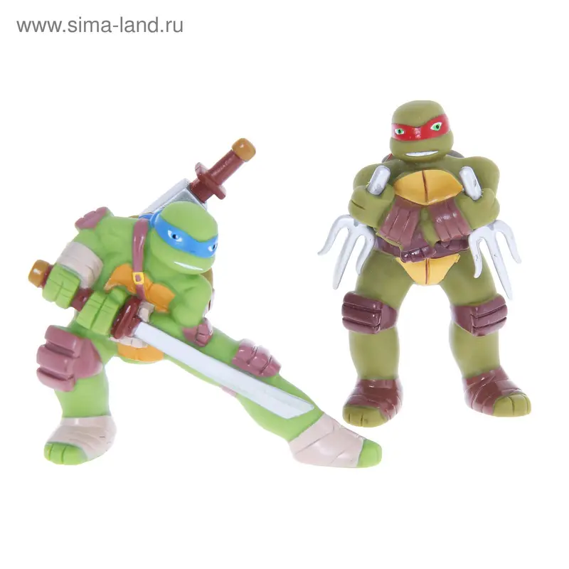 Игрушка для ванной "Черепашки Ниндзя", набор 2 шт., МИКС