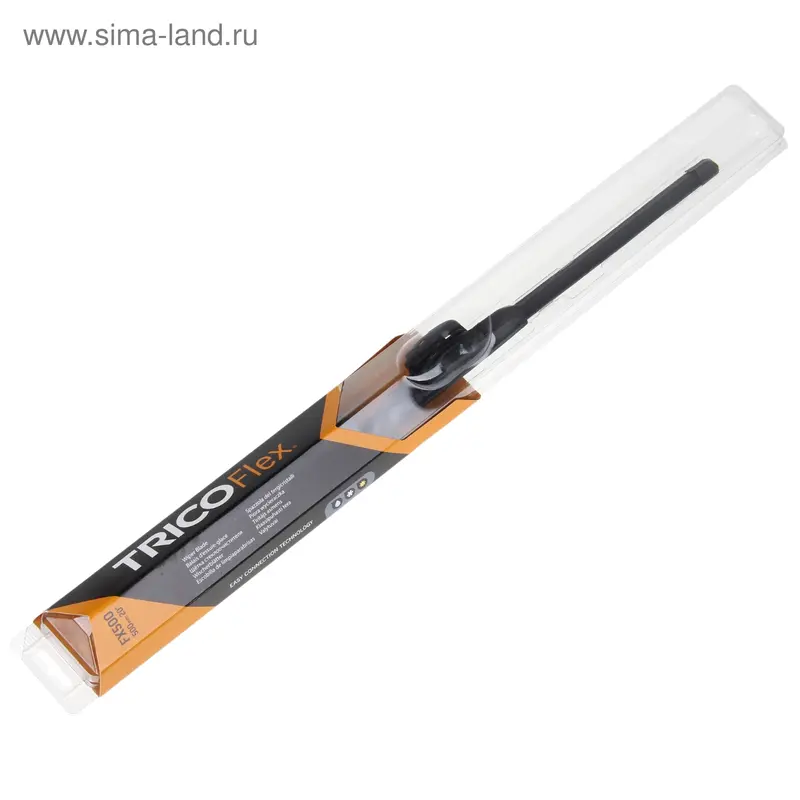 Щетка стеклоочистителя Trico Flex 20"/500 мм, бескаркасная, крючок + мультикрепление