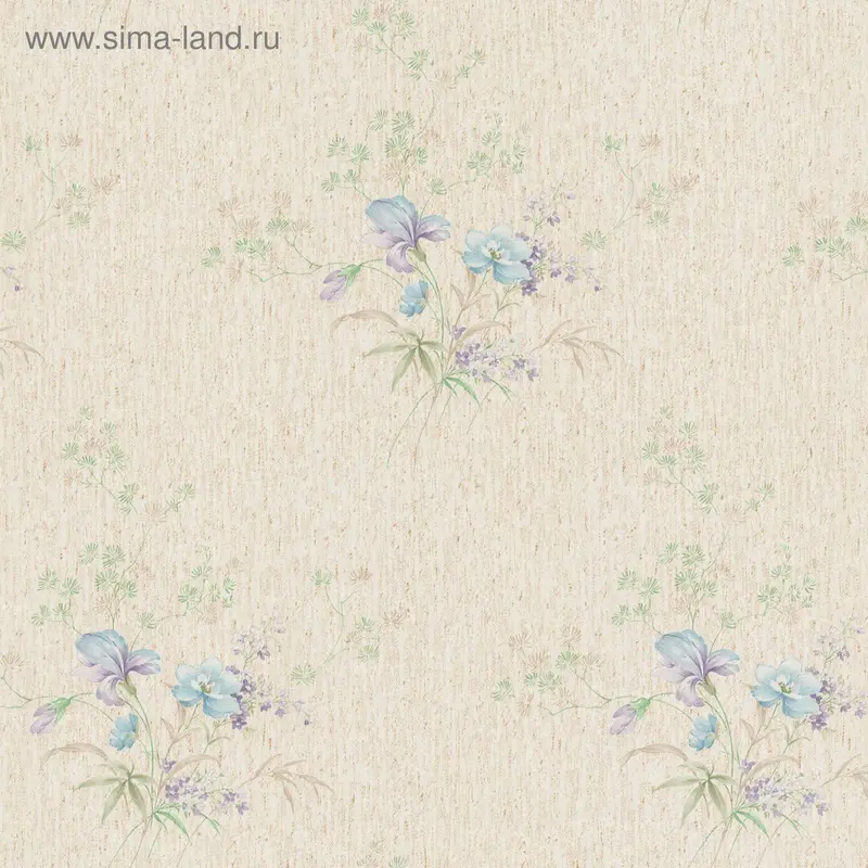 Обои гладкие, гофрированные "Ирис" 0,53 x 10,05 м