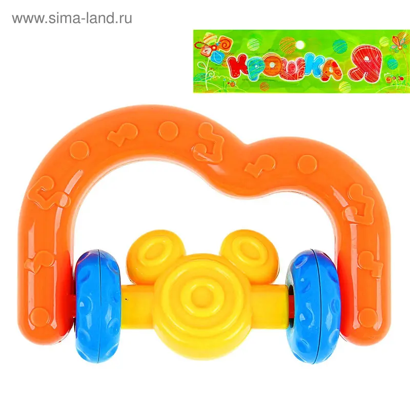 Погремушка «Мишка», цвета МИКС