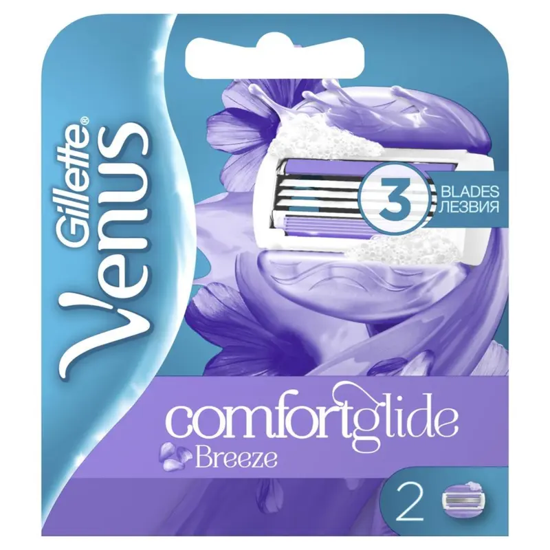 Сменные кассеты для бритья Gillette Venus ComfortGlide Breezze, 2 шт