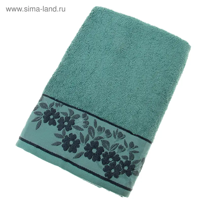 Полотенце махровое SIKEL ACELYA 70*140 см синий 500 гр/м, хл.100%