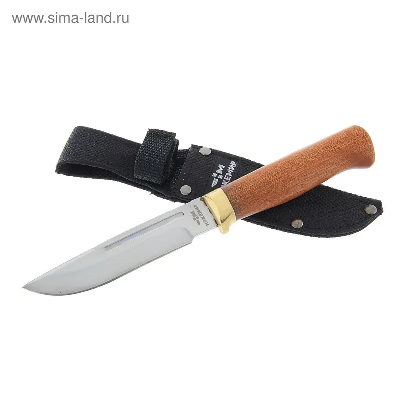 Нож "H-168-2", рукоять-дерево, сталь 40Х13