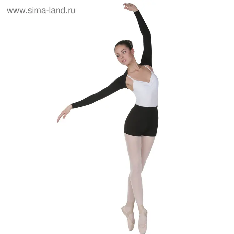 Шорты для гимнастики, размер 32, цвет чёрный