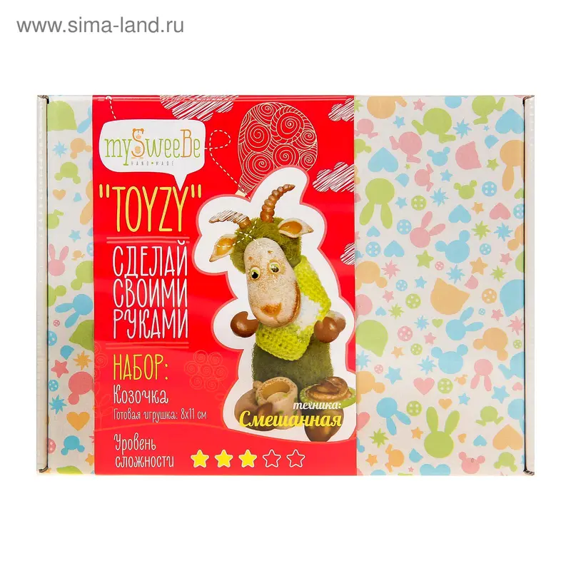 Набор для создания игрушки "Козочка" техника смешанная TZ-M001