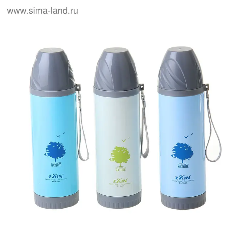 Термос Get close to Nature, 500 мл, 1 кружка, микс