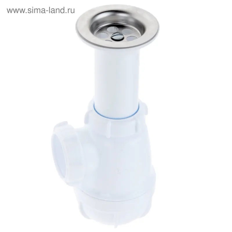 Сифон для мойки Aquant, 1 1/2" х 40 мм, с удлинненой горловиной