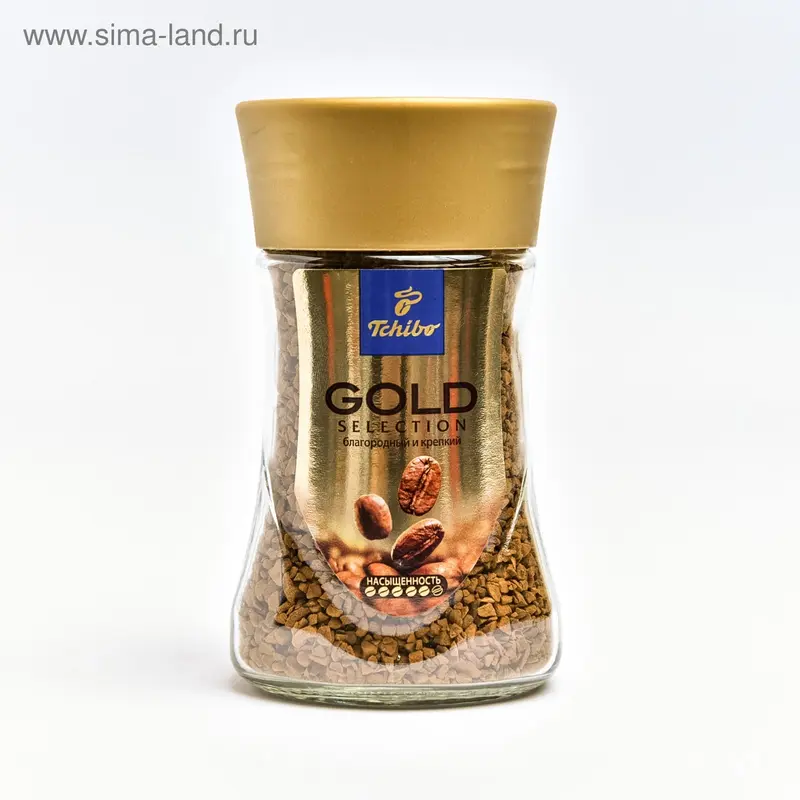 Кофе Tchibo Gold Selection, натуральный растворимый, сублимированный, 47,5 г