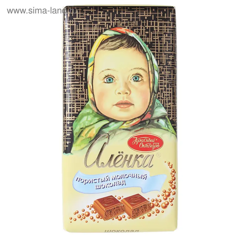 Шоколад "Аленка", пористый, 95 г