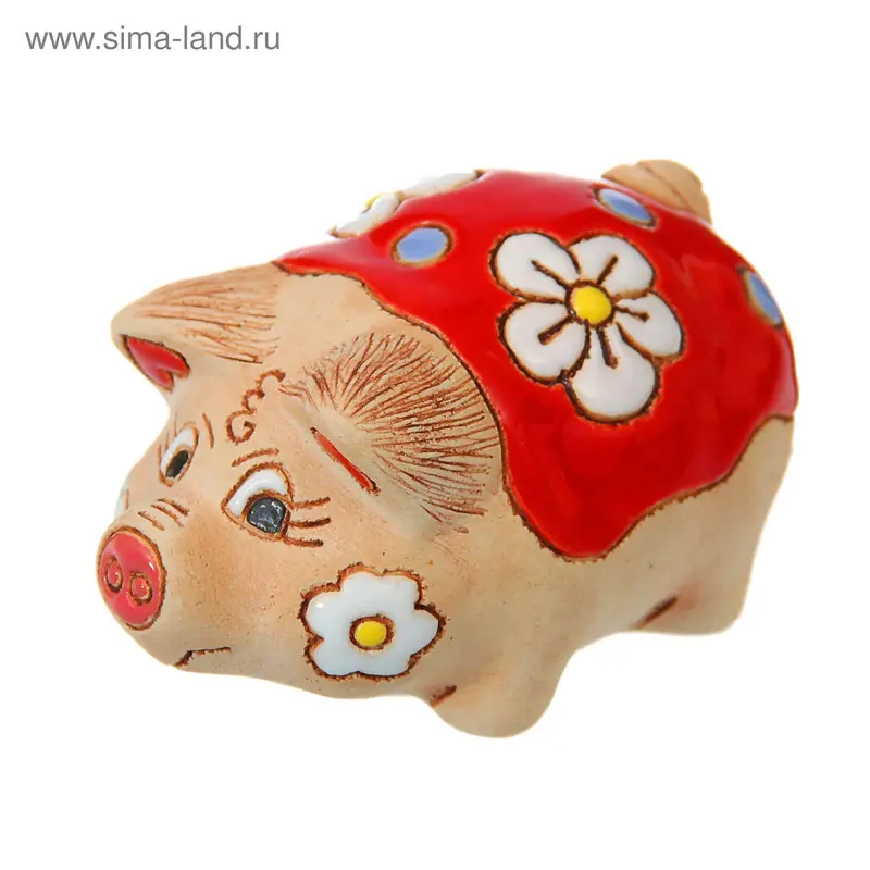 Фигура "Хрюша стоит" малая 6см МИКС
