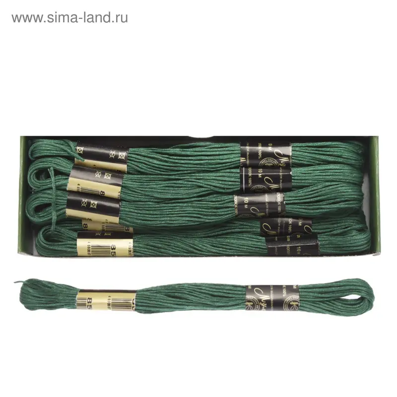Мулине №8506,10±1м, цвет зелёный