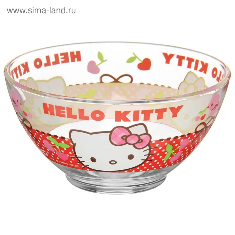 Пиала 500 мл "Hello Kitty. Вишенка"