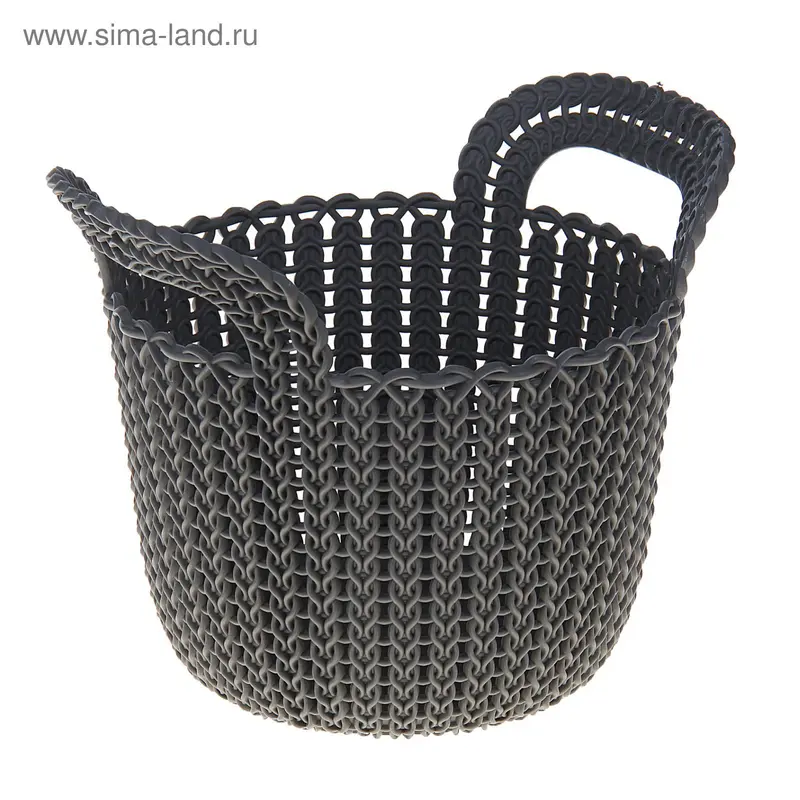 Корзина для хранения Knit 3 л, цвет темно-серый