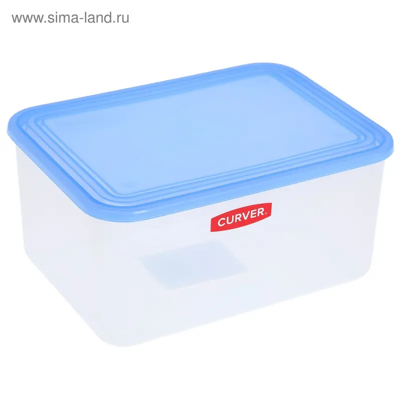 Контейнер для продуктов 3 л, цвет голубой