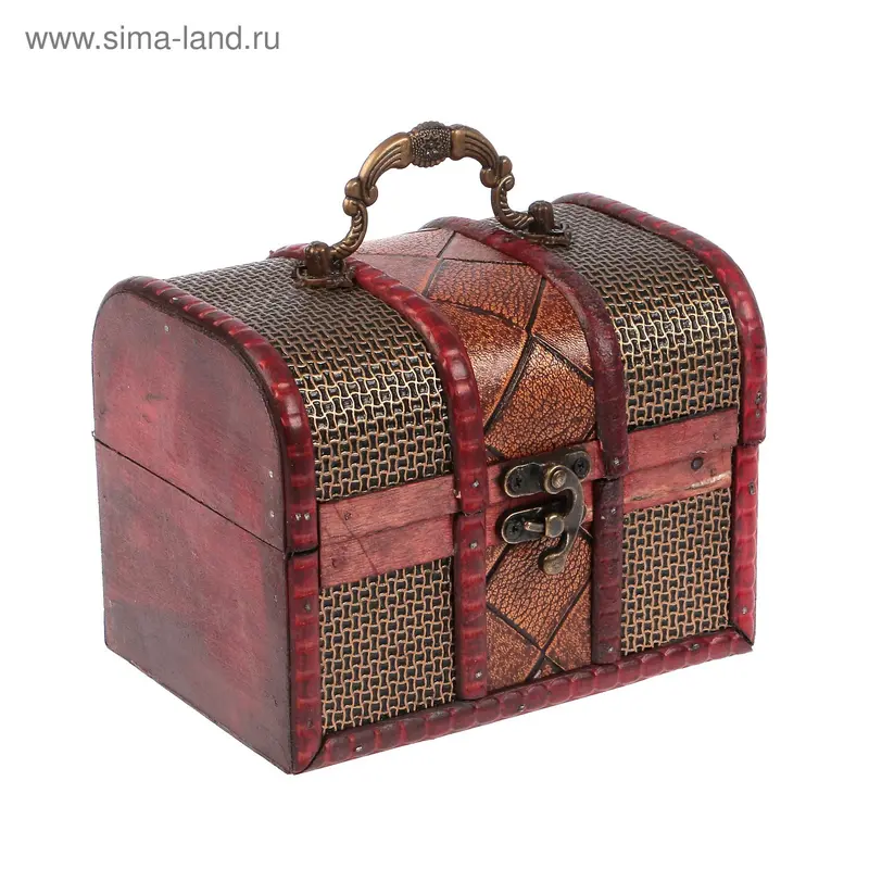 Шкатулка дерево "Анаконда" 11,4х15х10,5см