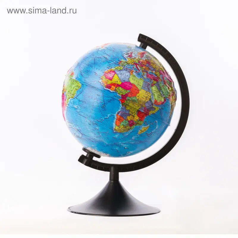 Глобус политический рельефный «Классик», диаметр 210 мм