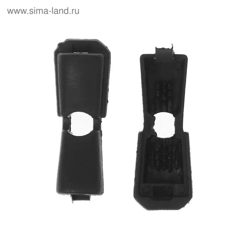 Наконечник на шнурок 12шт, чёрный