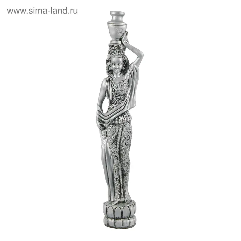 Фигура "Дева с кувшином"серебро 11 × 15 × 71 см