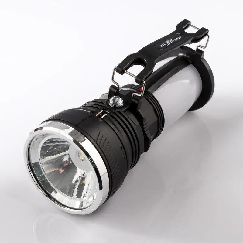 Фонарь светодиодный аккумуляторный ручной, 1 LED, 3 режима, 17.5×7×7 см