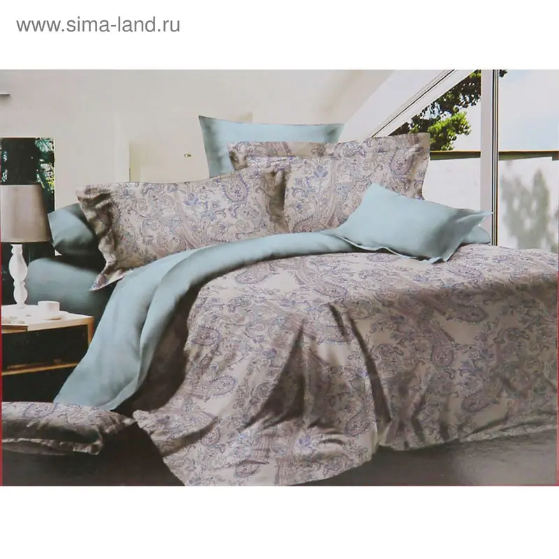 Постельное белье La Vanille евро, рис. 615, размер 200х215 см, 240х214 см, 70х70 см-2 шт., плотность 100 г/м2