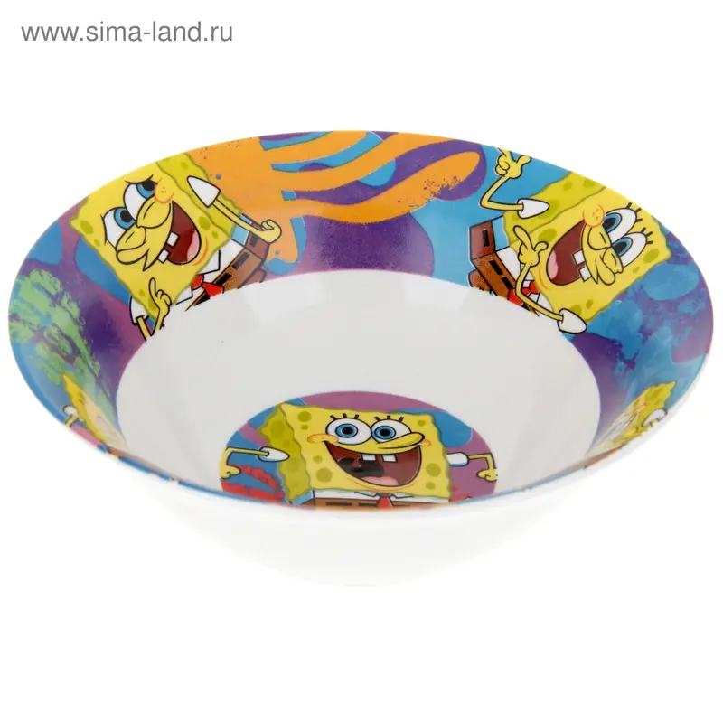 Миска d=18 см "Губка Боб. Яркий мир"