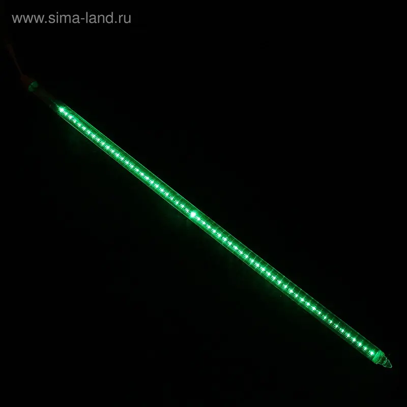 СОСУЛЬКА SPEC, IP44, УМС-2W, D:3 см, В:1 м, LED(SMD)-60-220V, ЗЕЛЕНЫЙ