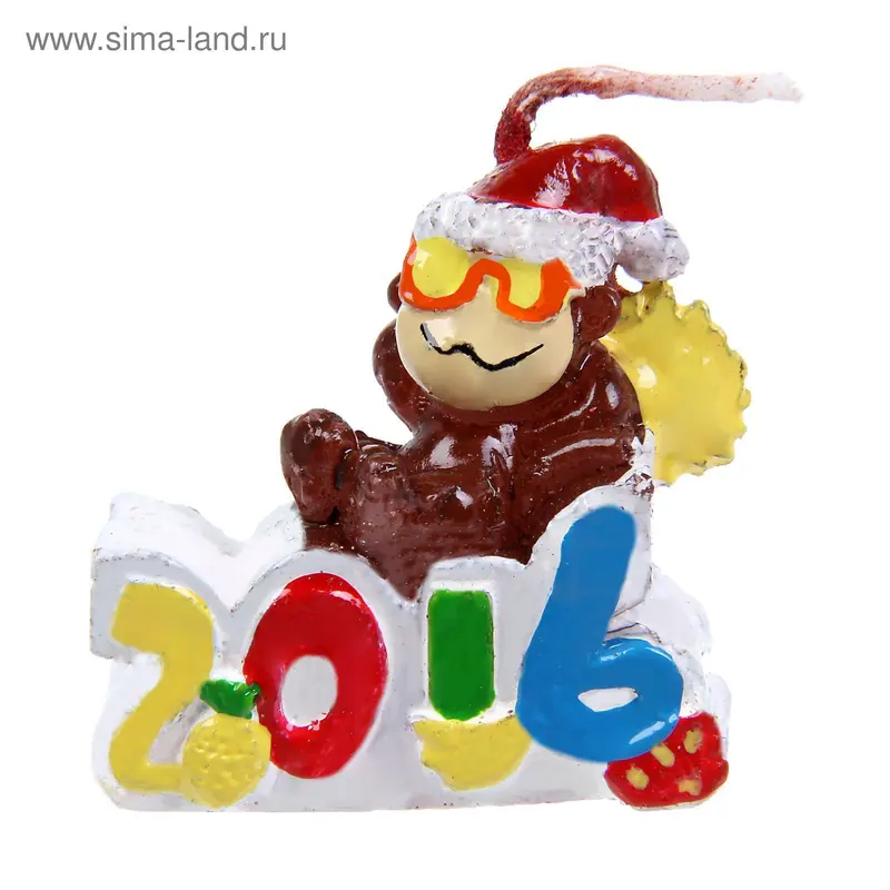 Свеча символ года "2016"
