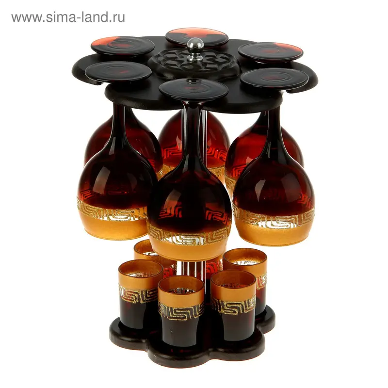 Мини-бар 12 предметов, верс 44411, золотисто-коричневый