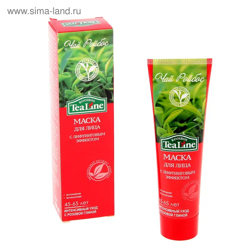 Маска для лица Tea Line с лифтинговым эффектом Чай Ройбос, 100 мл