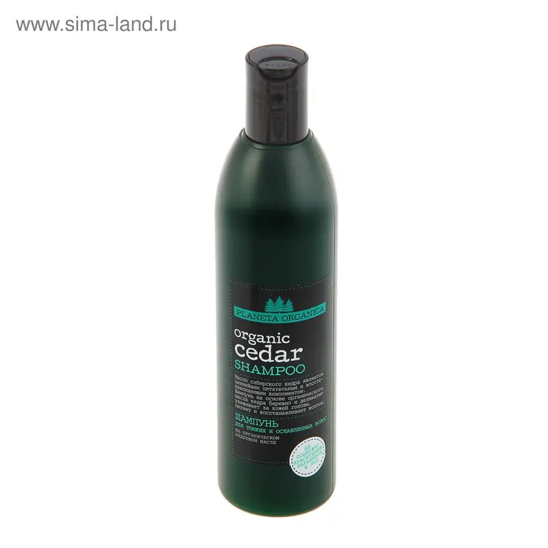 Шампунь для волос Planeta Organica Organic Cedar, 360 мл