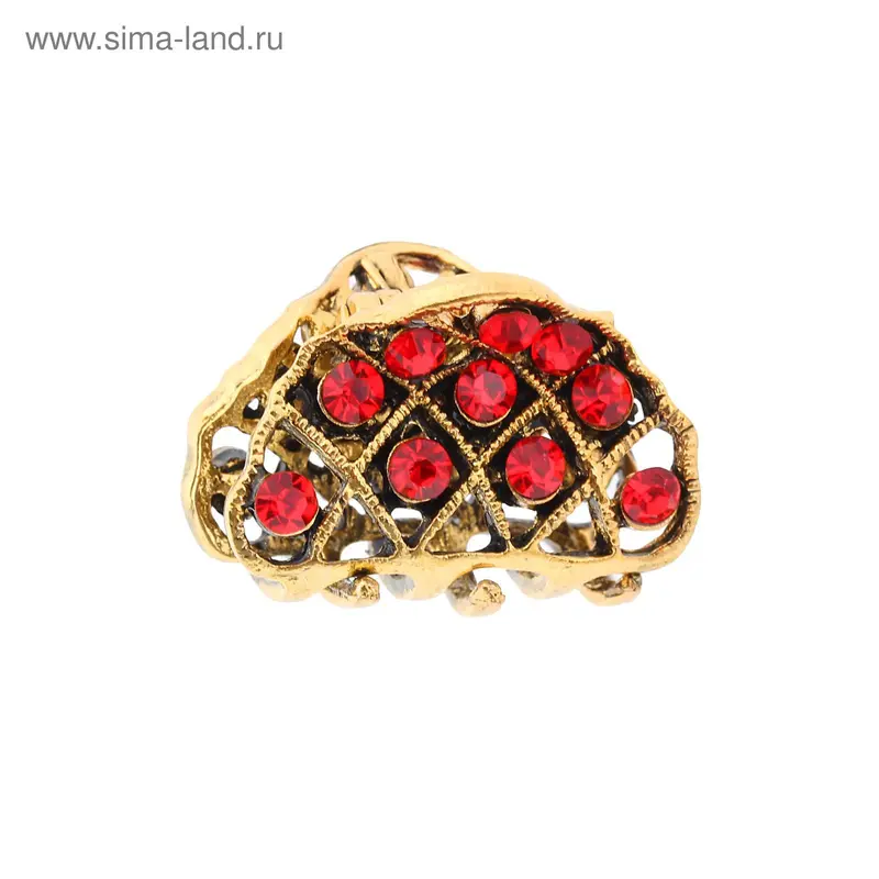 краб д/волос мини Шик 3 см сеточка